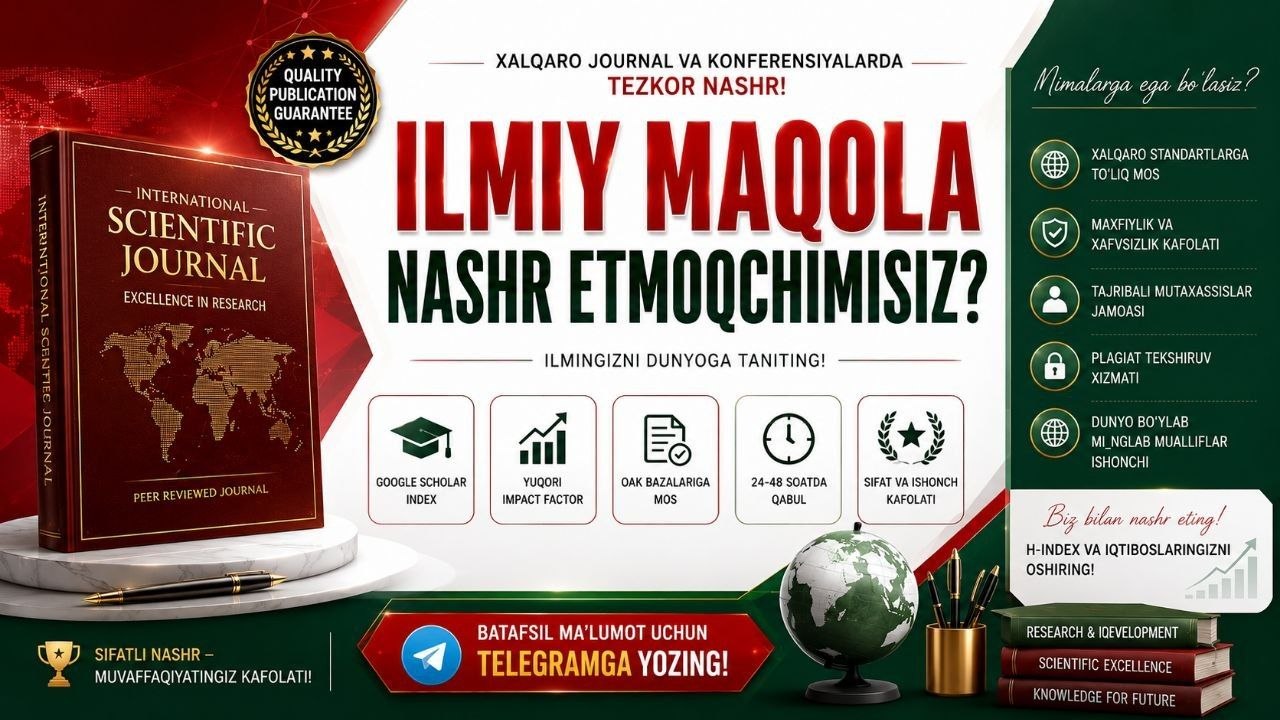 Ilmiy maqolalar nashr etish