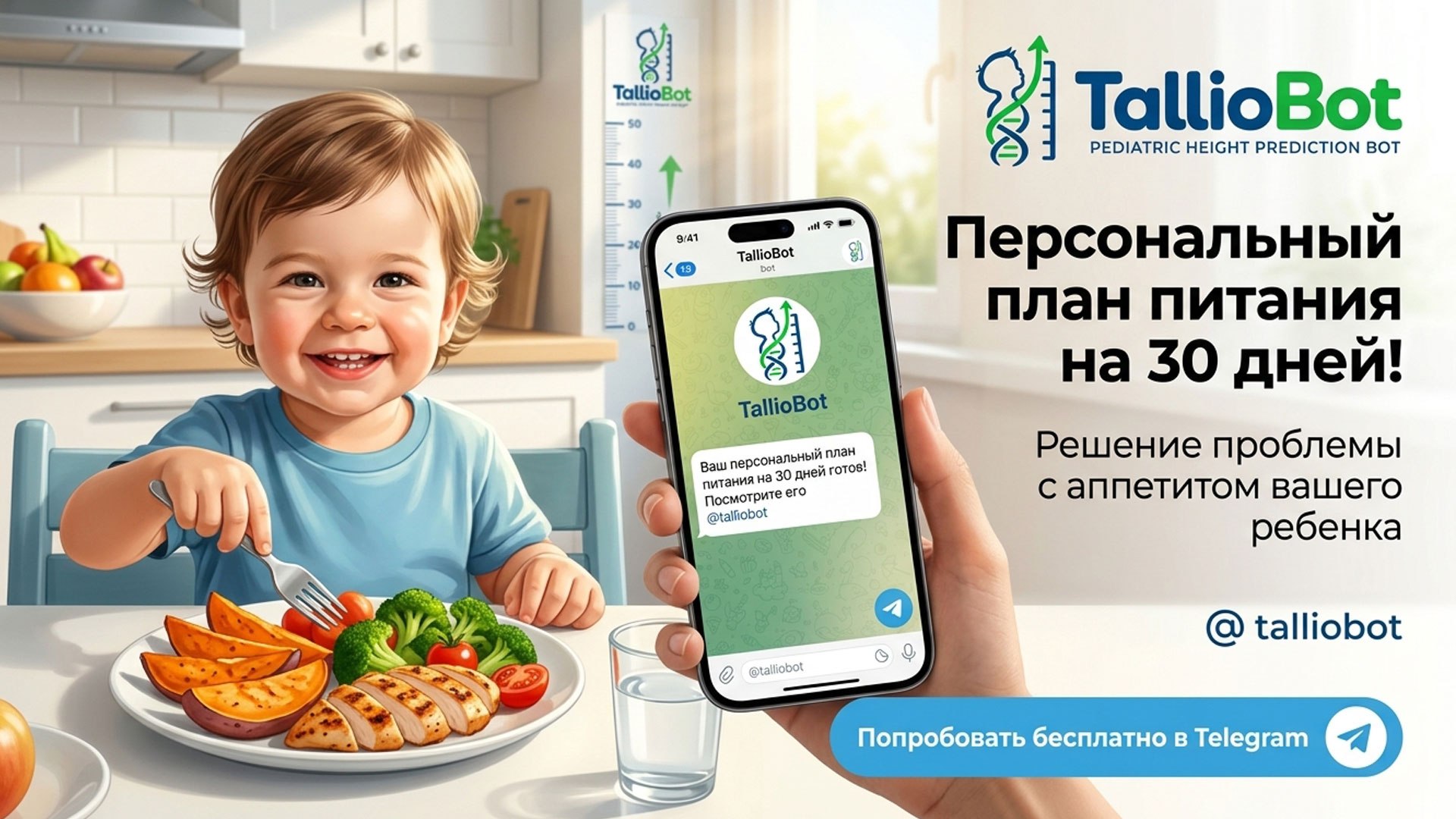 TallioBot | Child Growth & Height Predictor