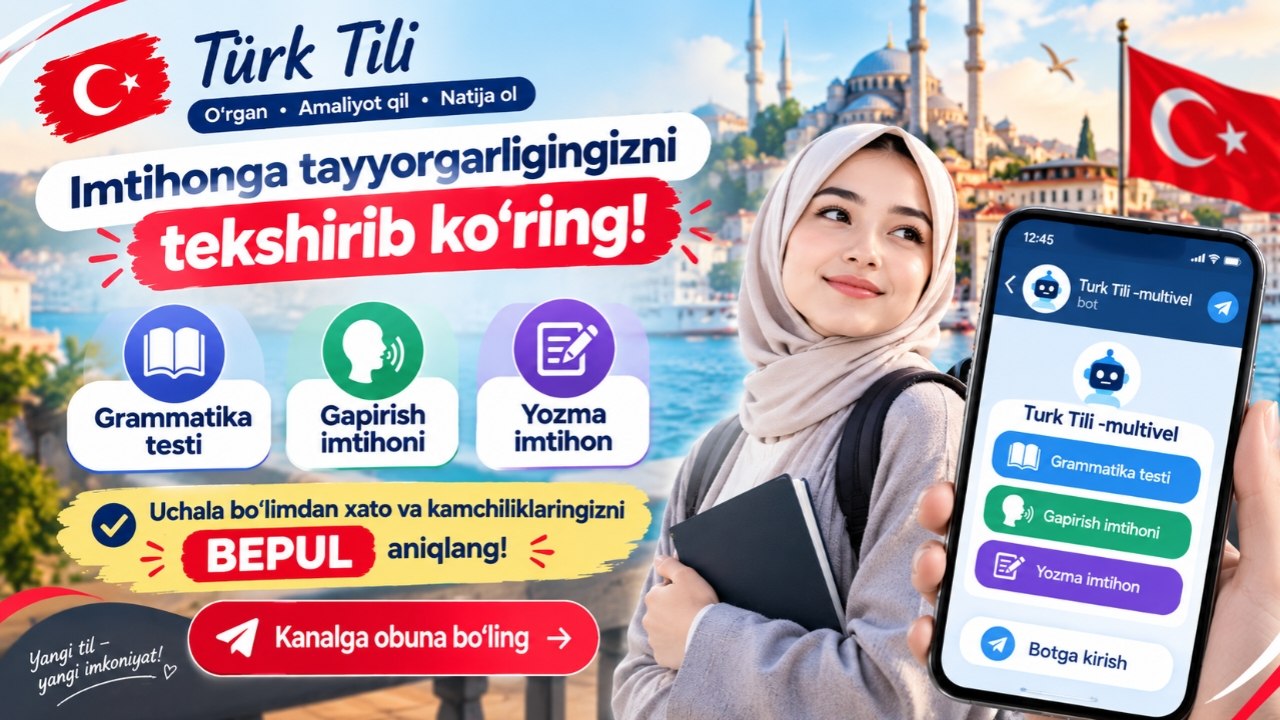 Turk tili Multilevell || Hanifa hoca