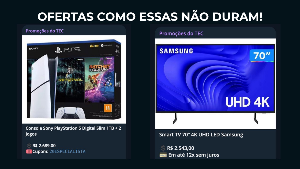 🔥Tec Ofertas e Cupons
