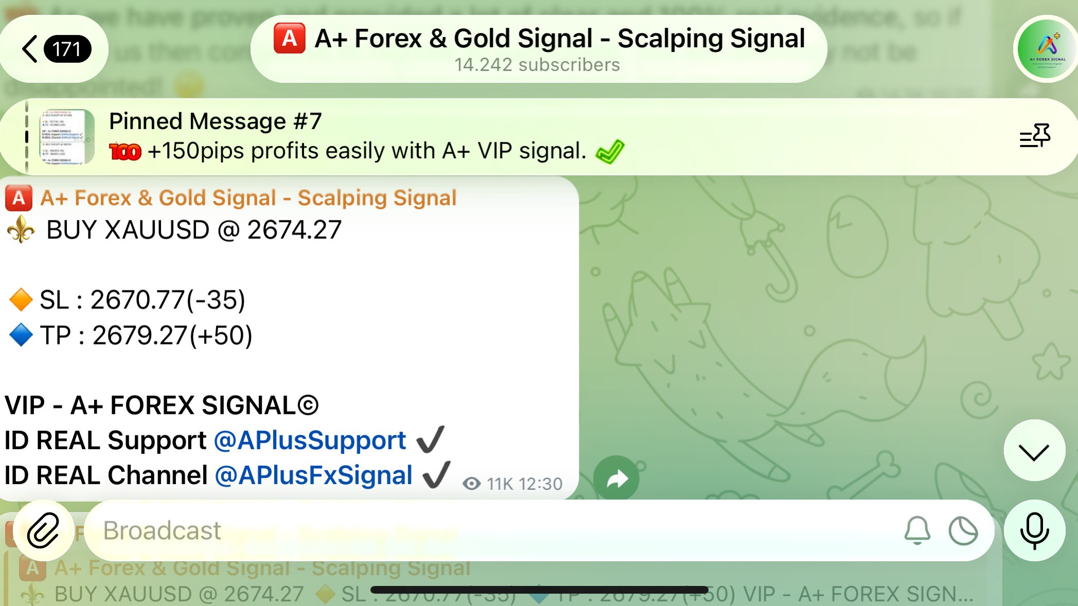 🅰️ A+ Forex Signal - Scalping Signal