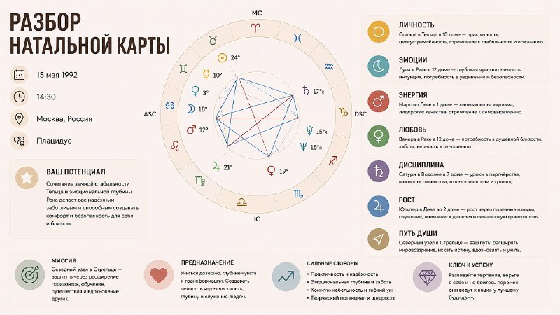 Разбор вашей натальной карты