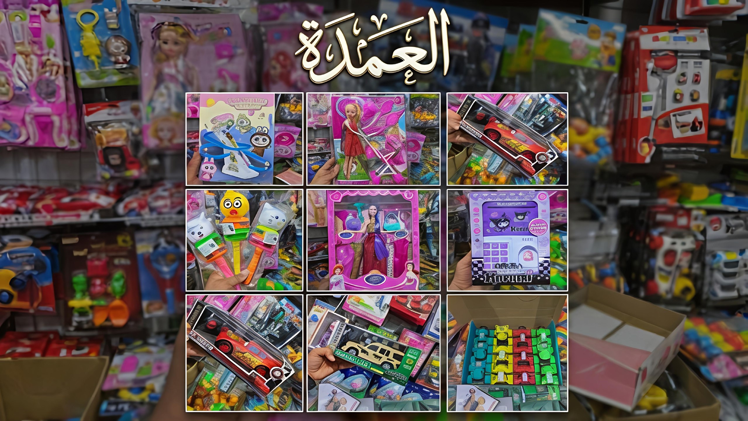 العمده لالعاب الاطفال الجملة