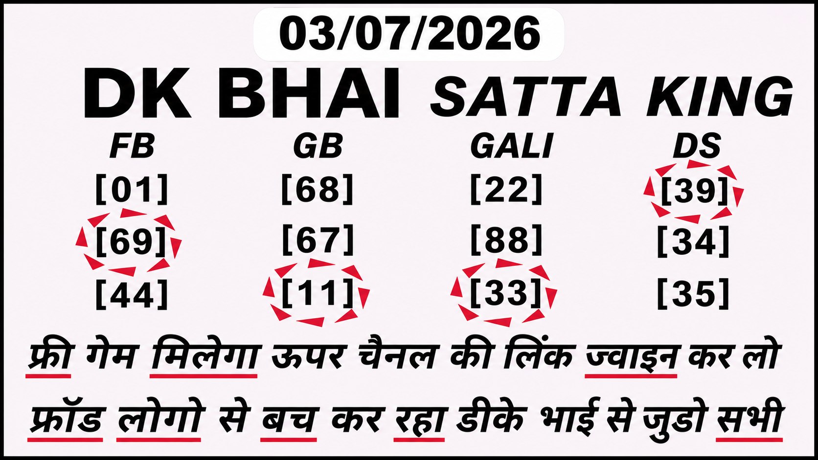 DK BHAI 1❤️ ( SATTA KING ) 👑💖