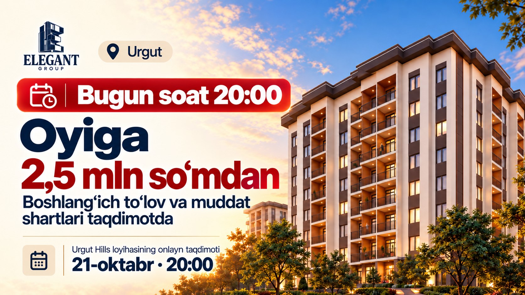 21-oktabr | Elegant Group | Urgut