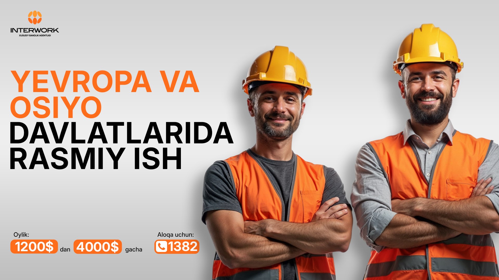 INTERWORK | XUSUSIY BANDLIK AGENTLIGI