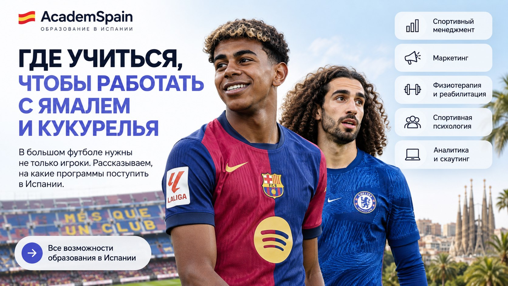 🇪🇸Образование в Испании. AcademSpain