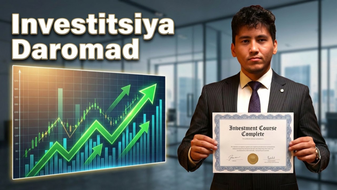 Investitsiya bo'yicha dars va sertifikat