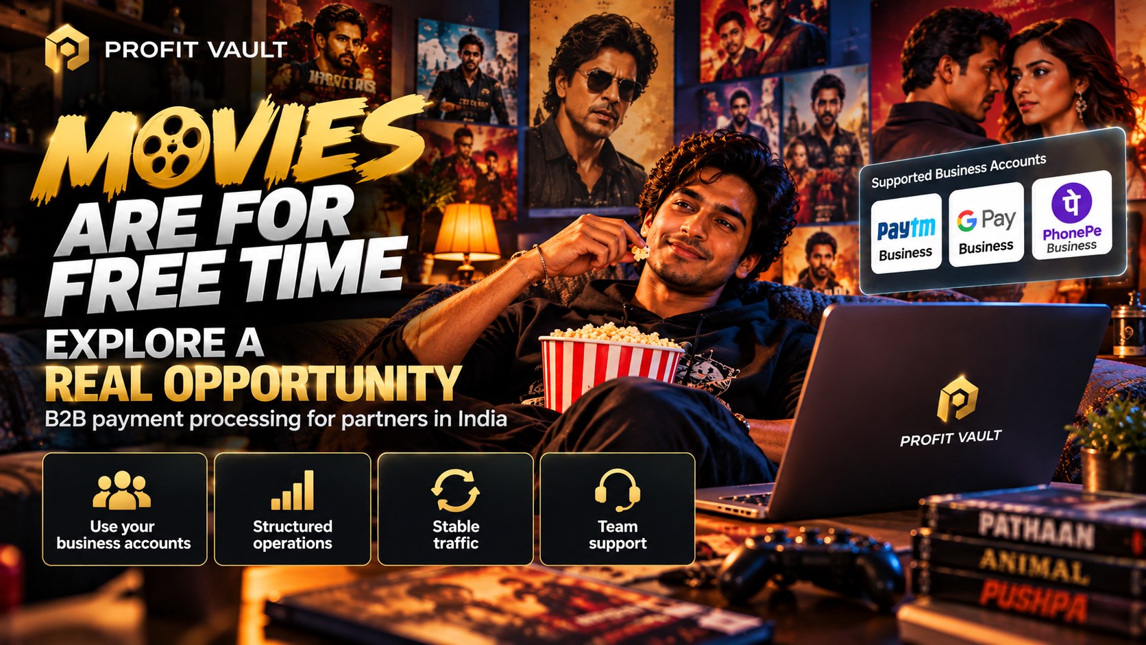 Profit Vault | Payments & Work 🇮🇳
