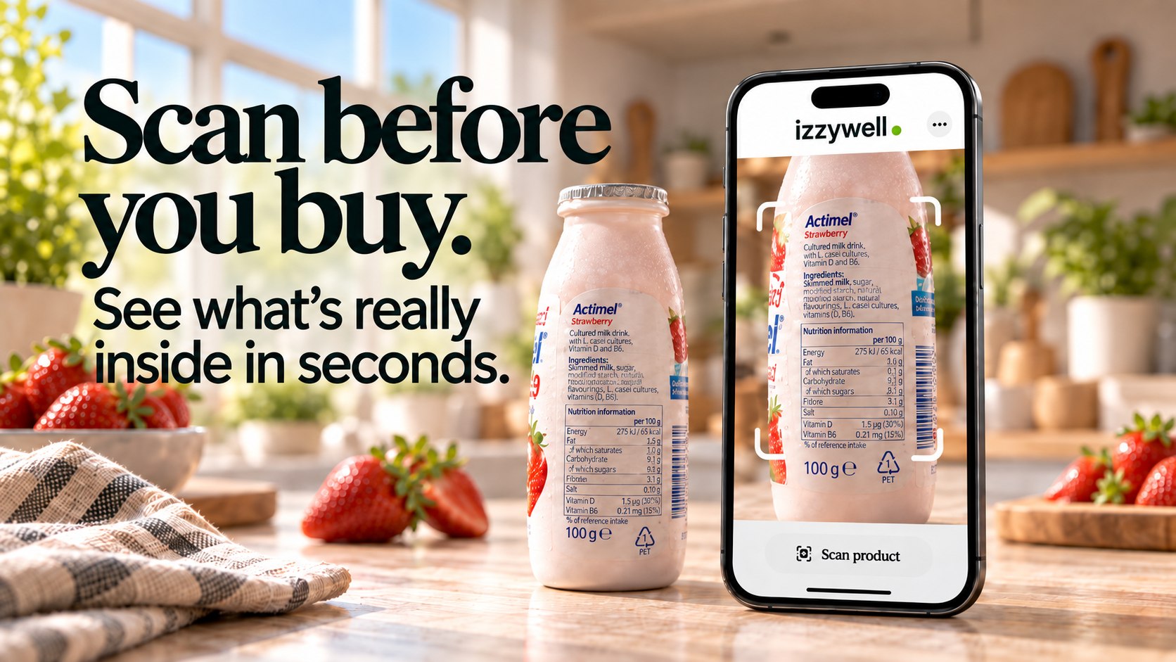 Izzywell — The Food App That Bends to Your Life