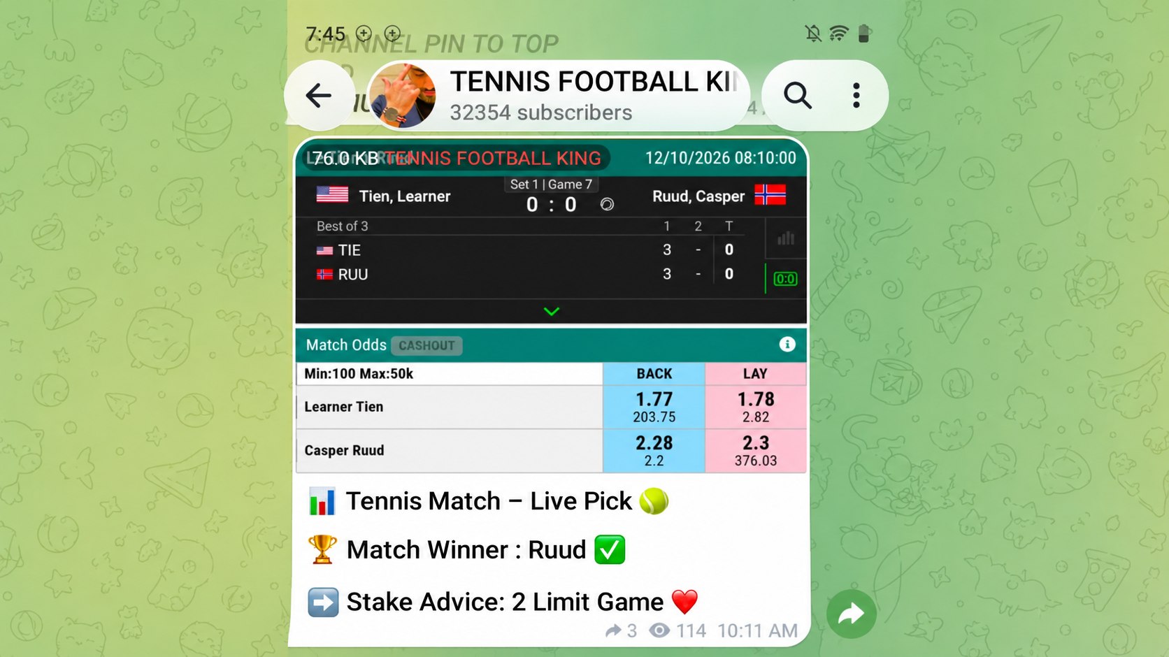 TENNIS FOOTBALL KING KUNAL BHAI