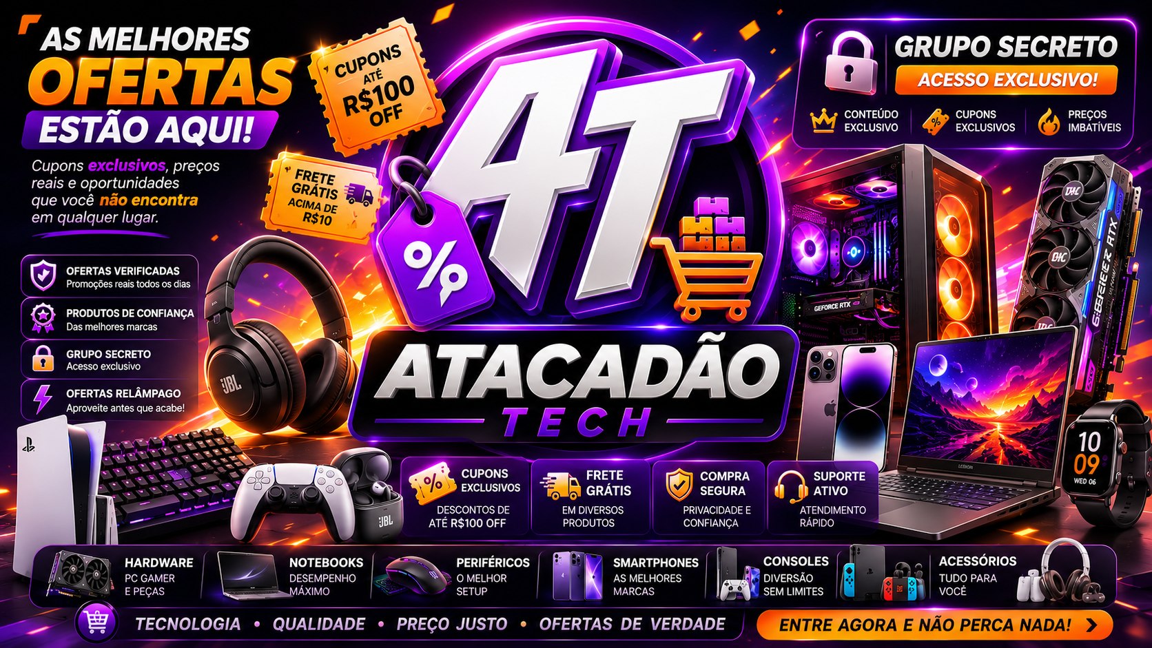 Atacadão Tech (Ofertas de Hardware)