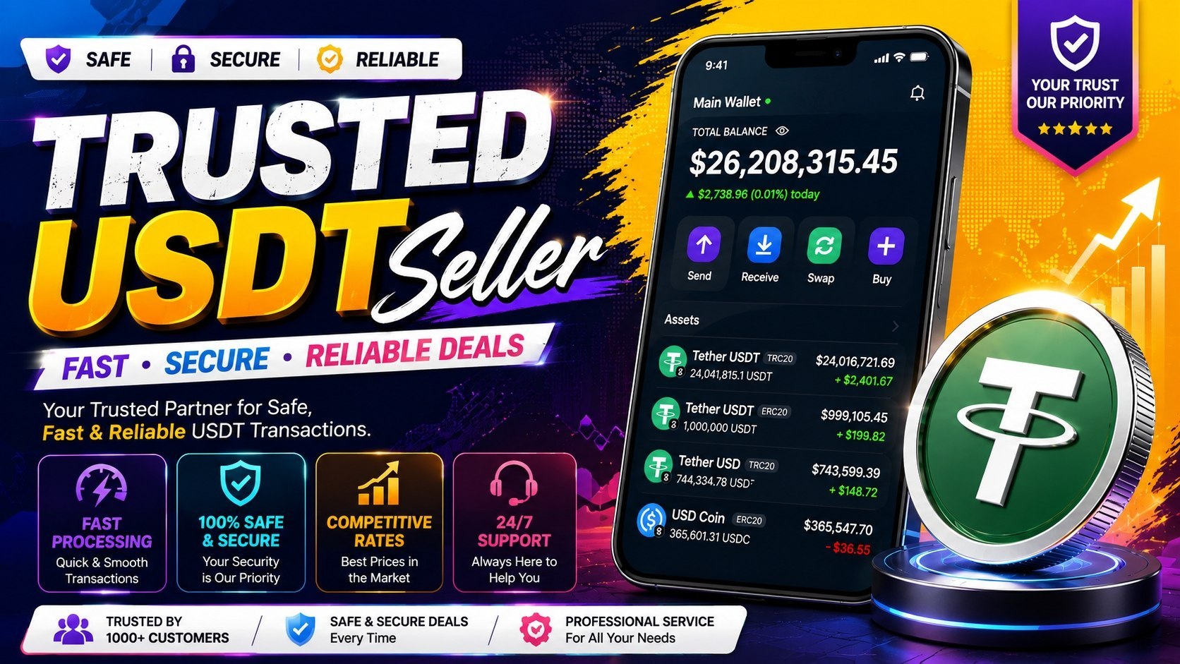FLASH BITCOIN CRYPTO ETH