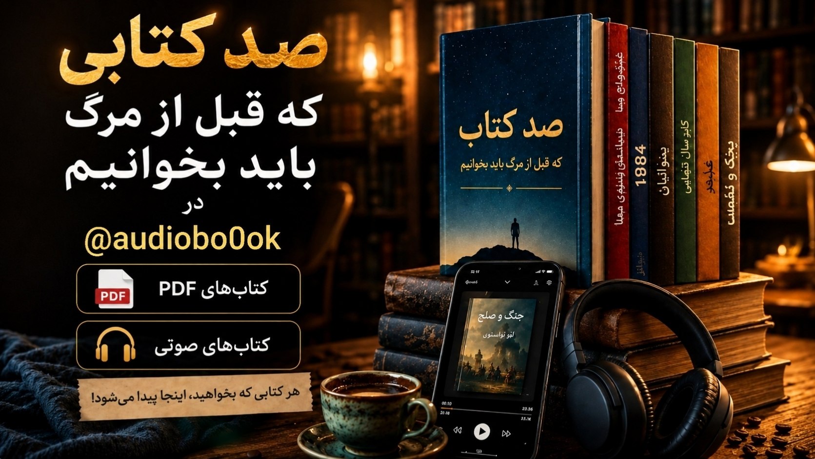 کتابخانه صوتی 🎧
