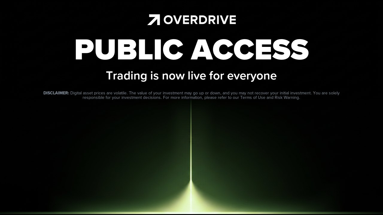 Overdrive Announcements