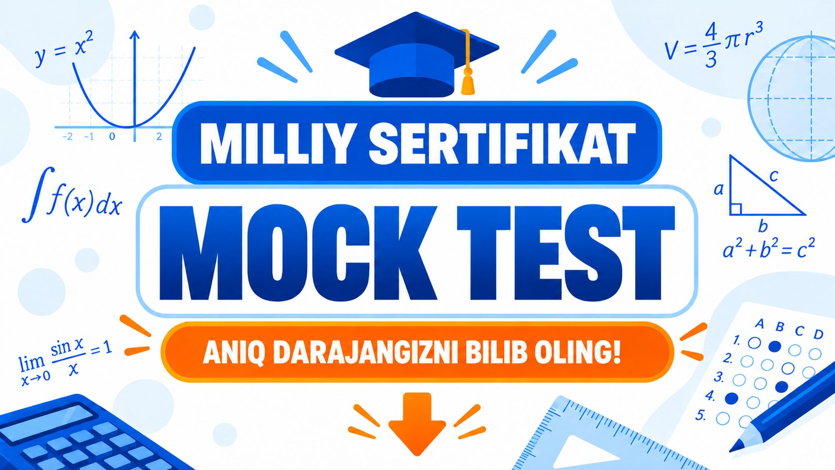 Matematika & Milliy sertifikat | Abdurashid Teacher
