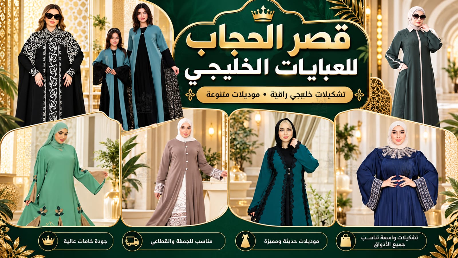 Qaseral_Hijab_abayas _Gulf قصر الحجاب للعبايات الخليجي