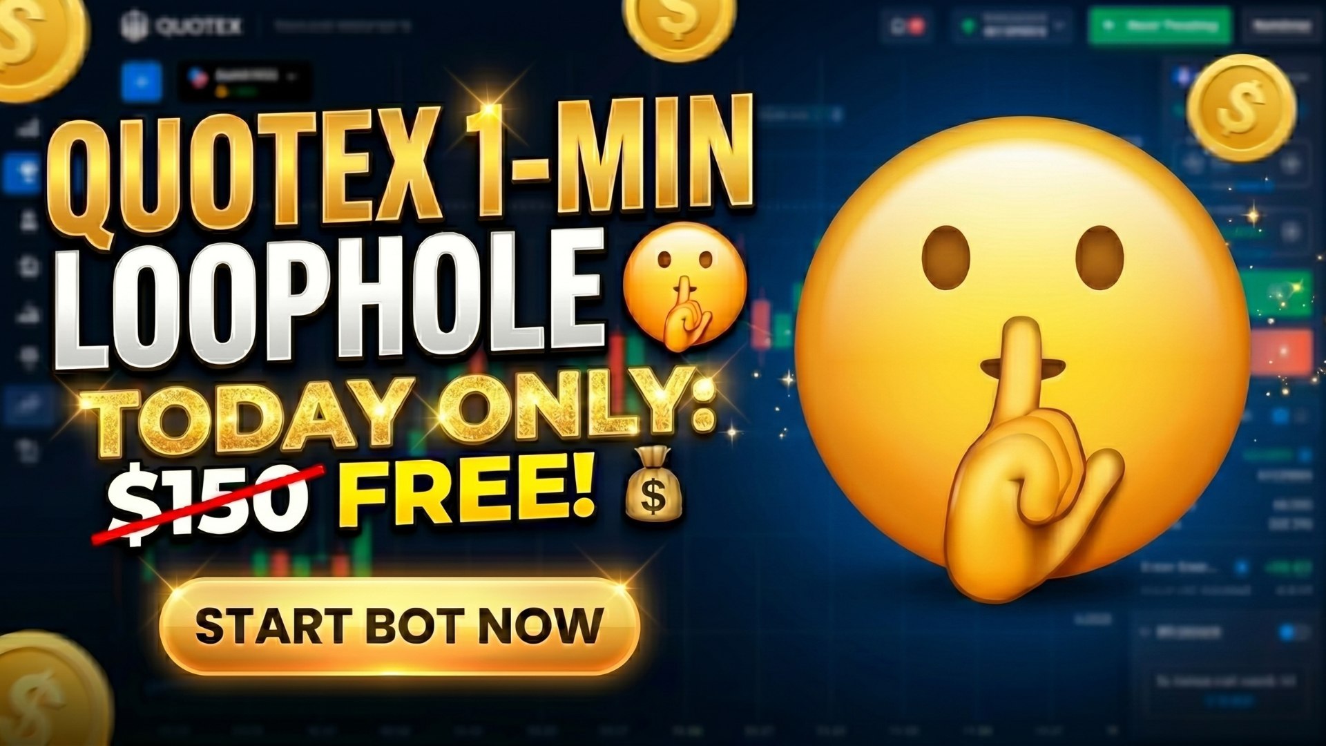 Quotex 1-Min Loophole 🤫