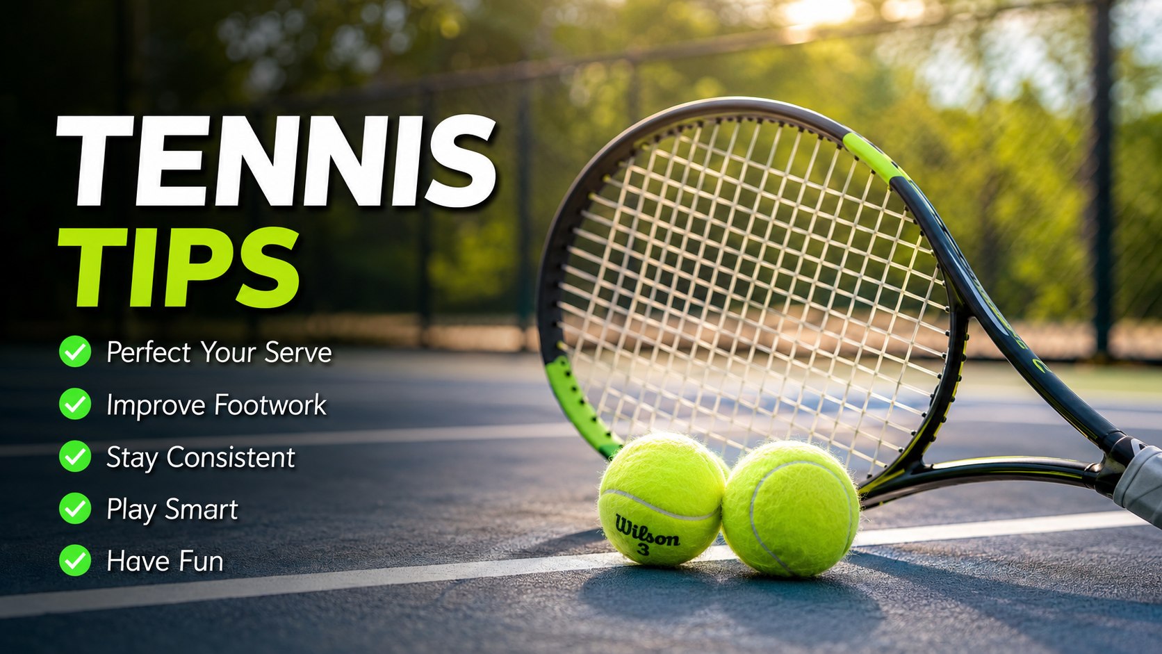 Tennis tips