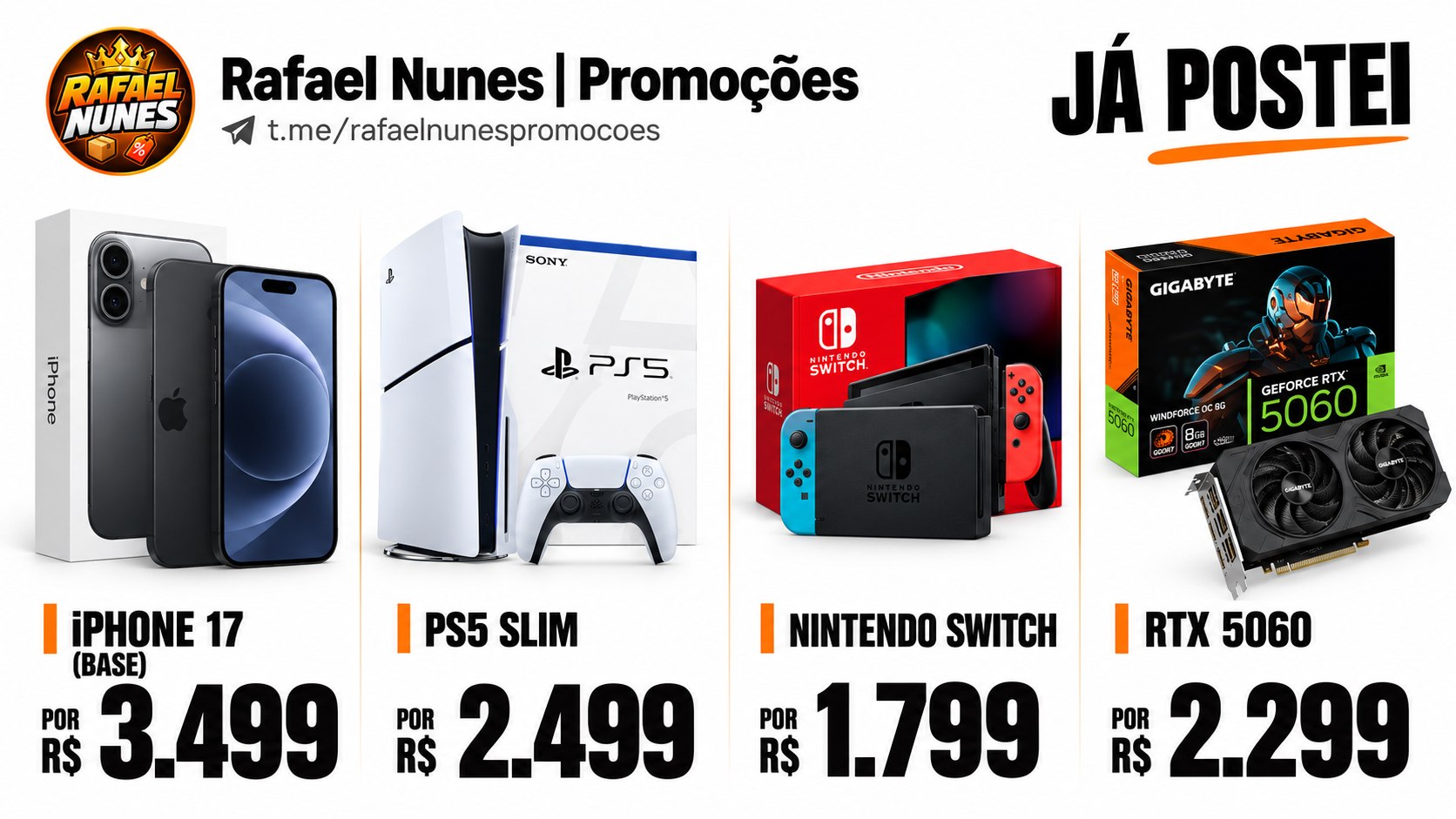 Rafael Nunes | Promoções