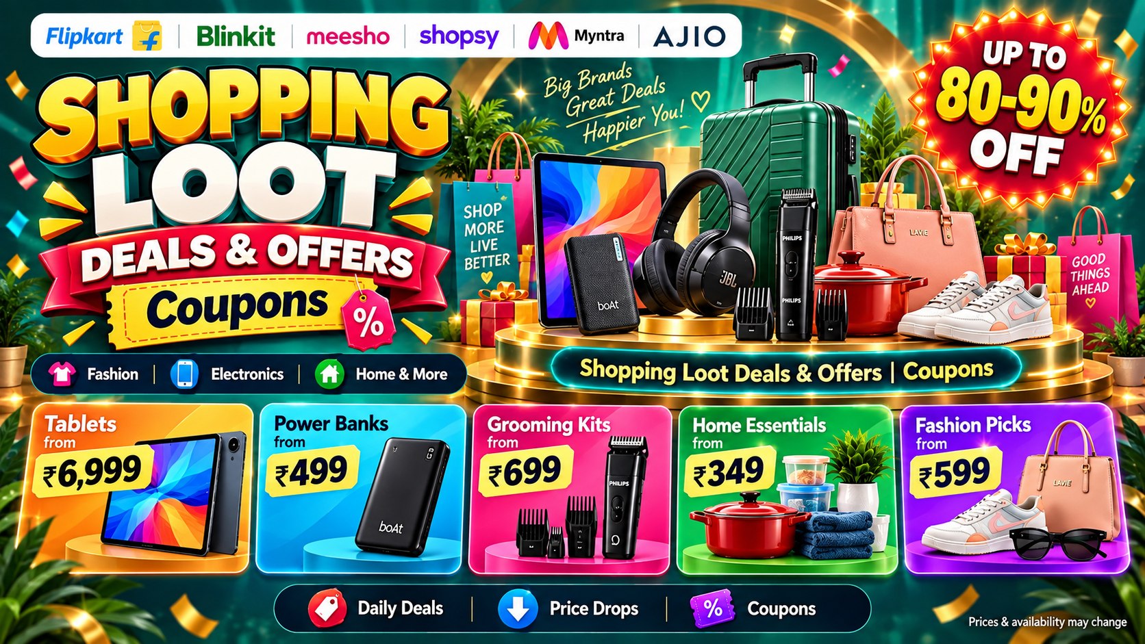 Shopping Loot Deals & Offers | Coupons