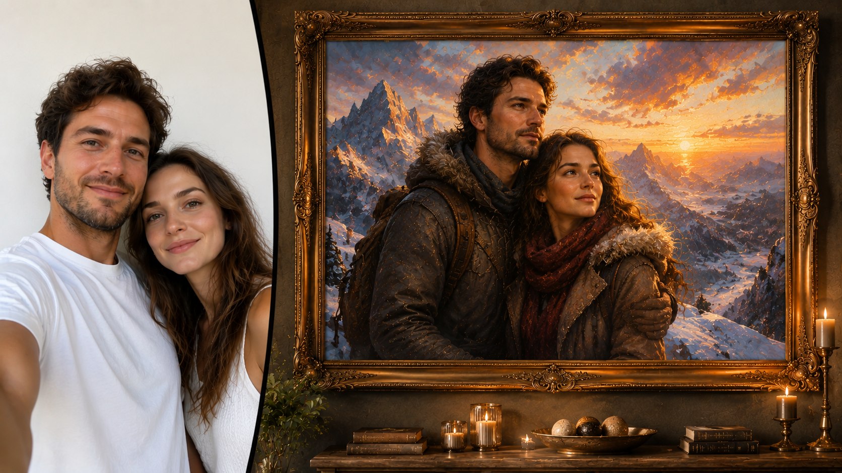 PaintyBox_AI | ИИ портрет на холсте