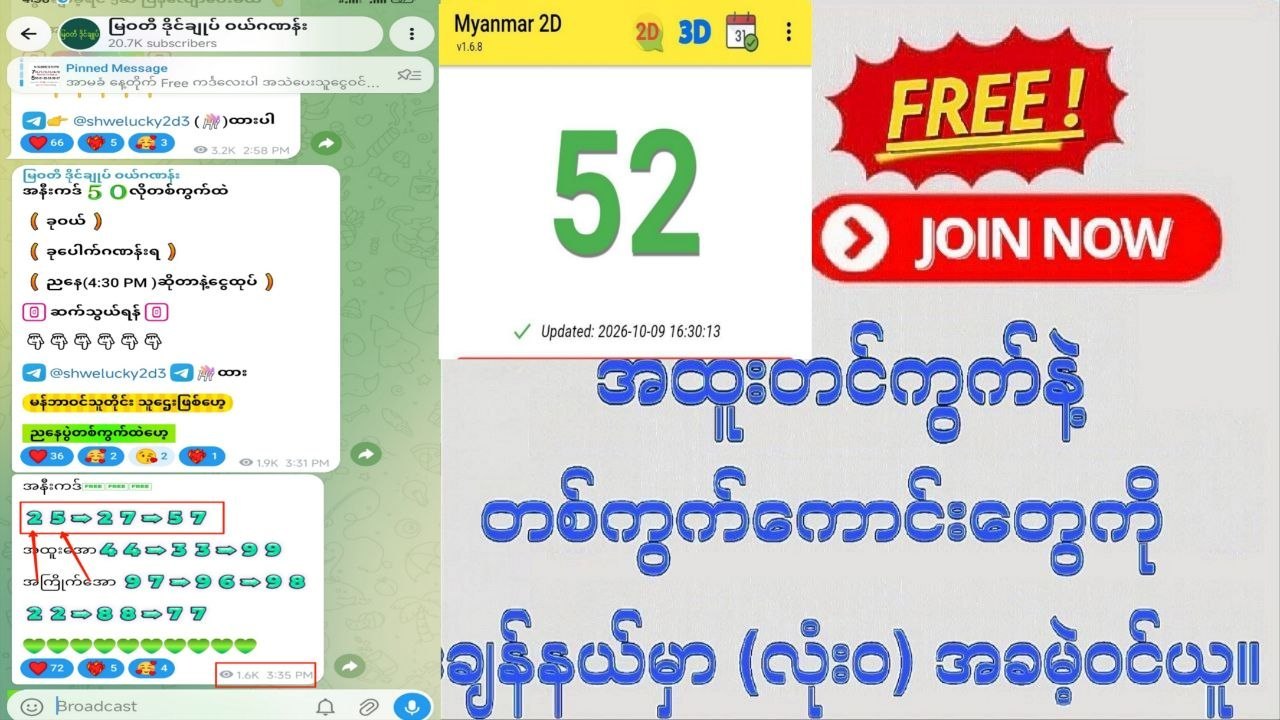 မြဝတီ ဒိုင်ချုပ် ဝယ်ဂဏန်း