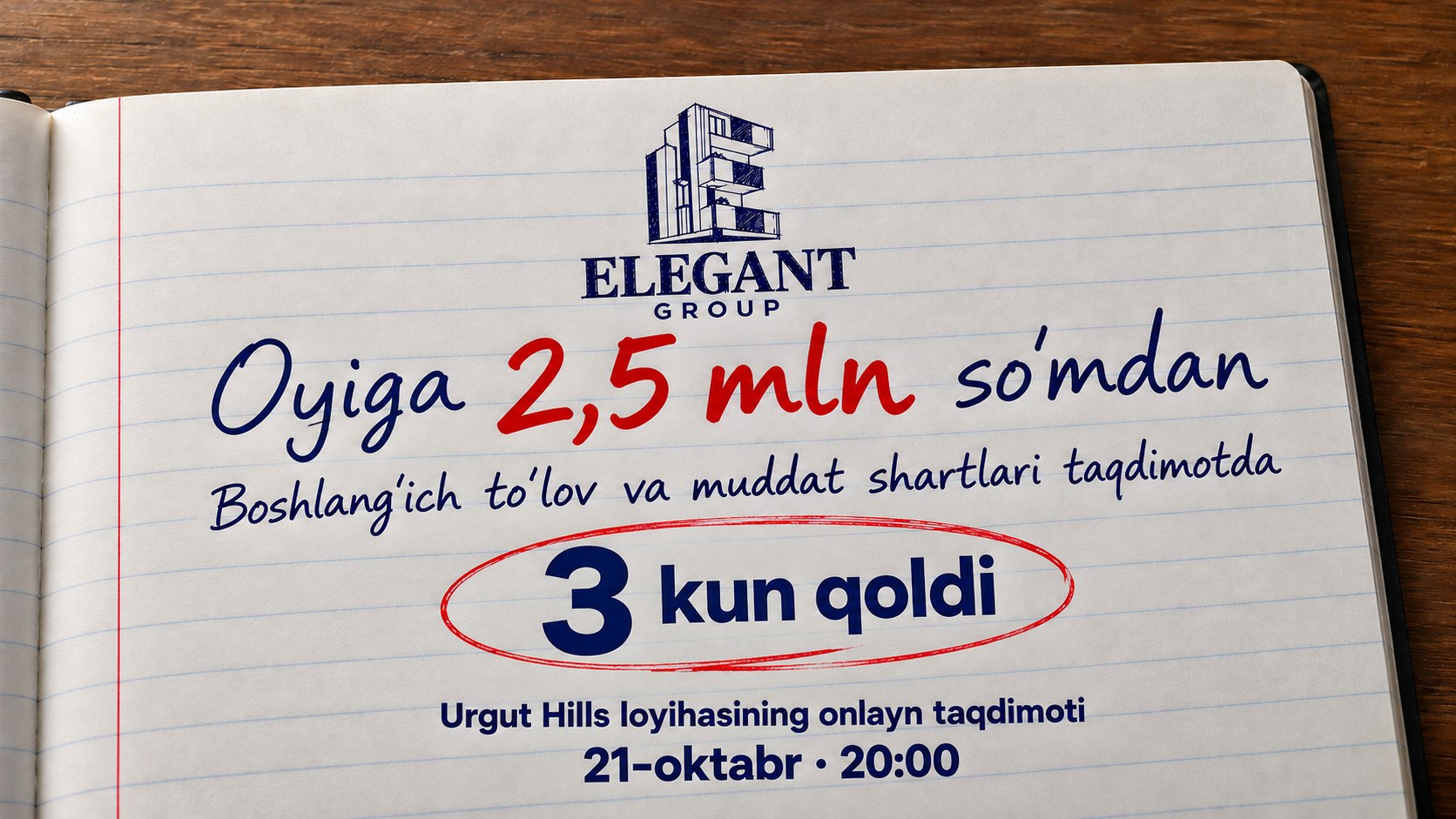 21-oktabr | Elegant Group | Urgut