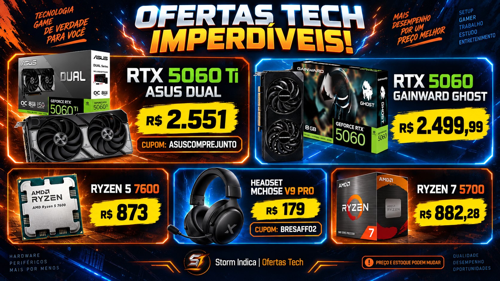 Storm Indica | Ofertas Tech