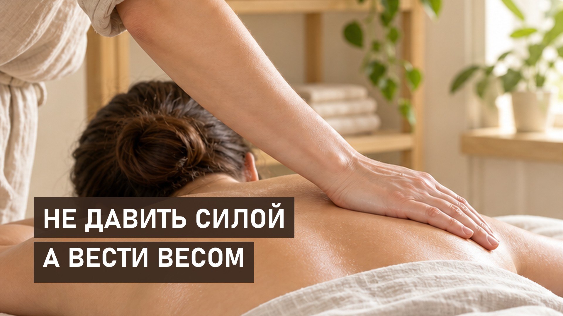 Бесплатный мастер-класс для массажистов