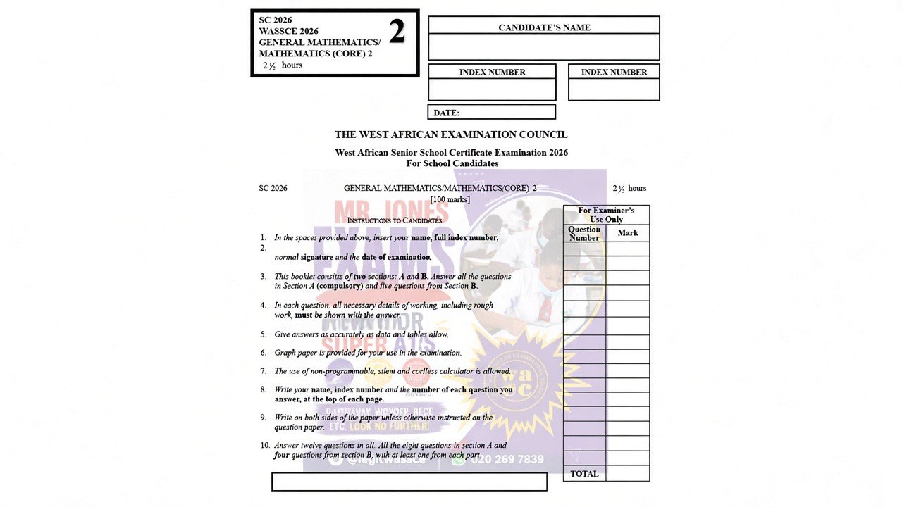 LEGIT WASSCE