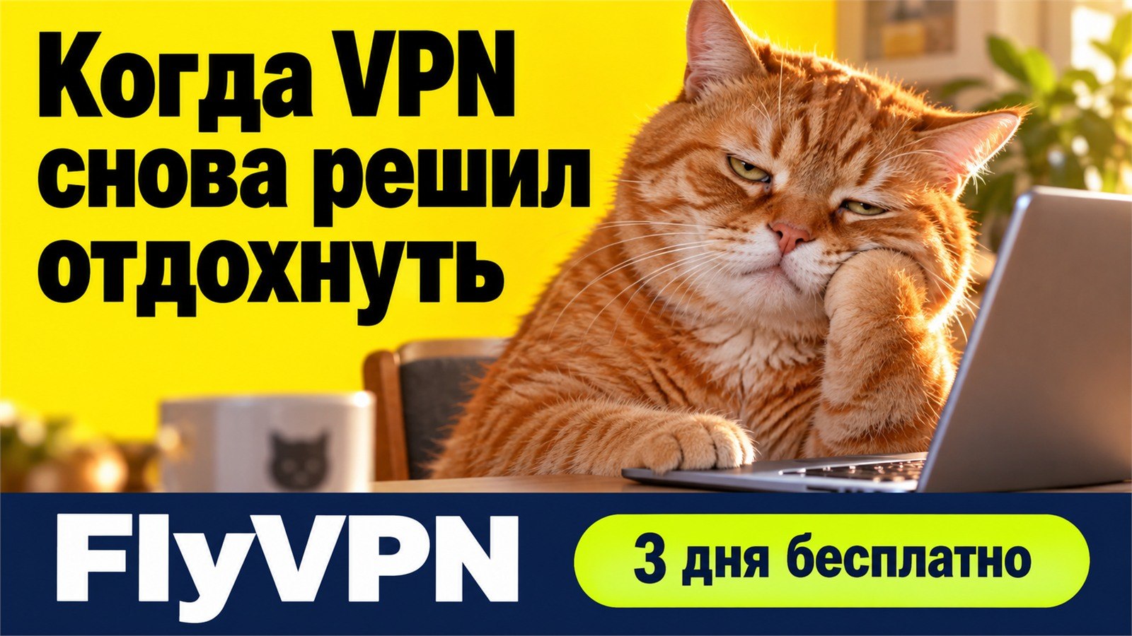 FlyVPN • Доступно всё