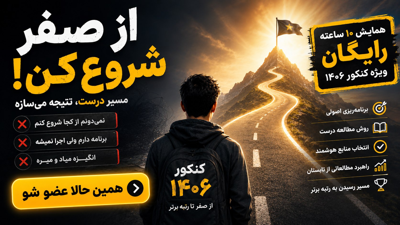 استراتژی کنکور | امیر موسوی