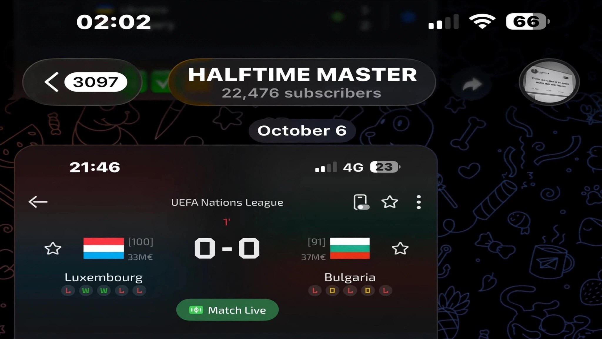 HALFTIME MASTER