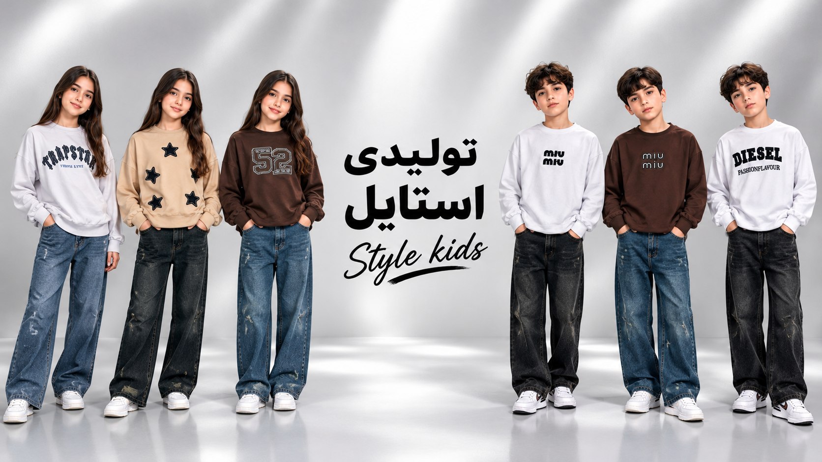 توليدی لباس بچگانه استایل👶👧