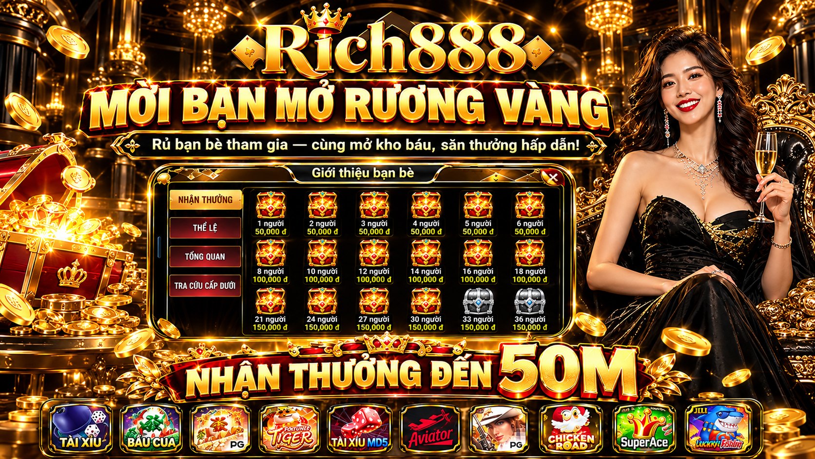 Rich888-Nhận ngay code quà +88K