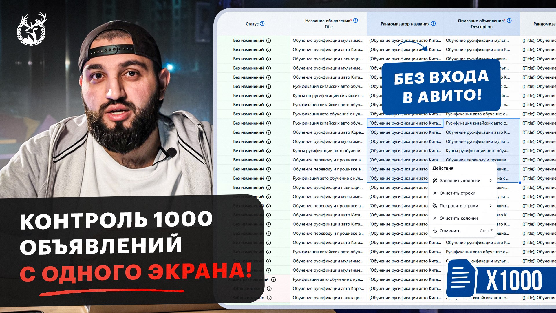 Шамо PRO Авито | Ruchki CRM