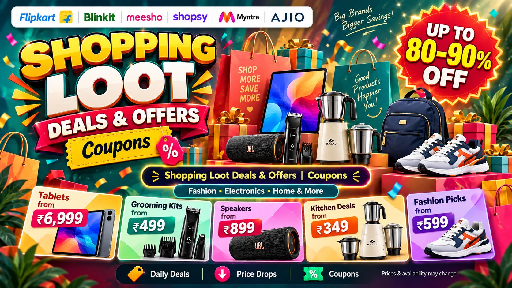 Shopping Loot Deals & Offers | Coupons