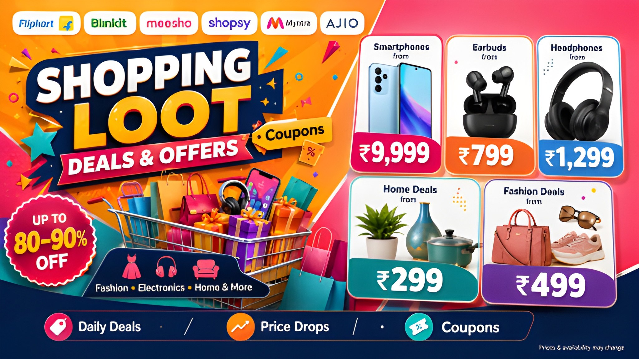Shopping Loot Deals & Offers | Coupons