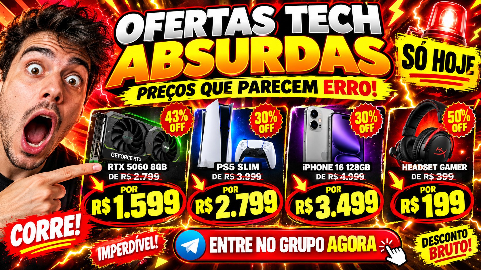 TECH & GAMES| OFERTA ESCOLHIDA