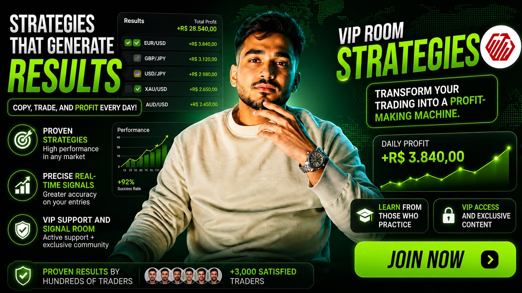 Edu Trader Sinais 📊 Bem vindo