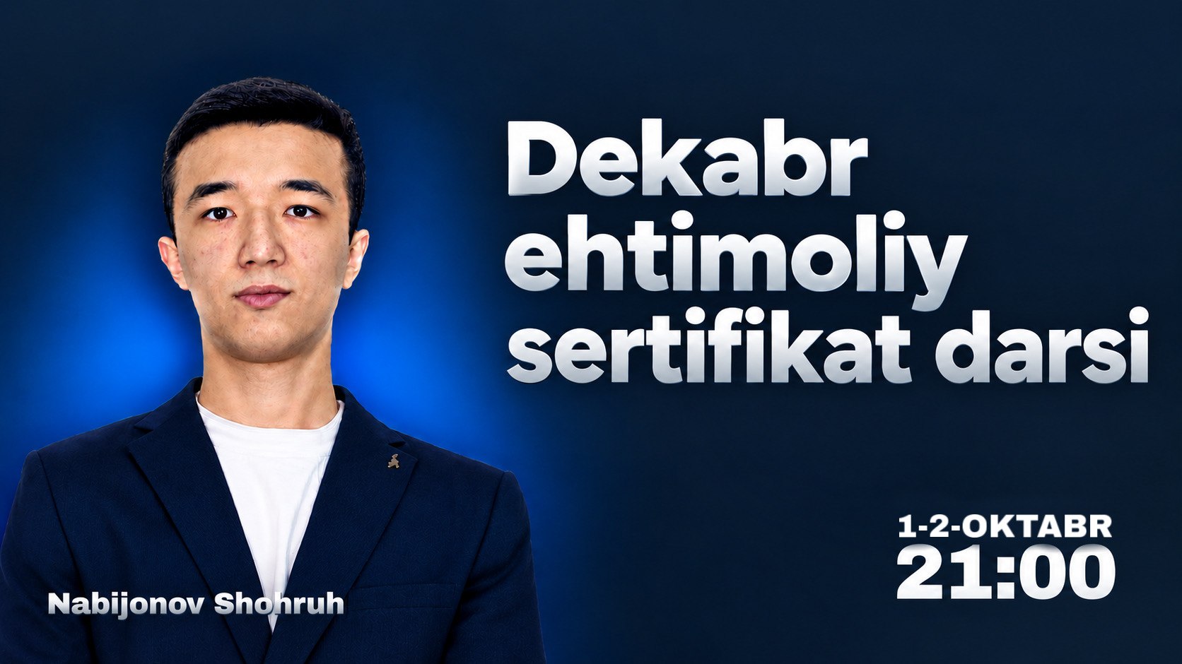 Nabijonov Shohruh | Tarix Milliy Sertifikat