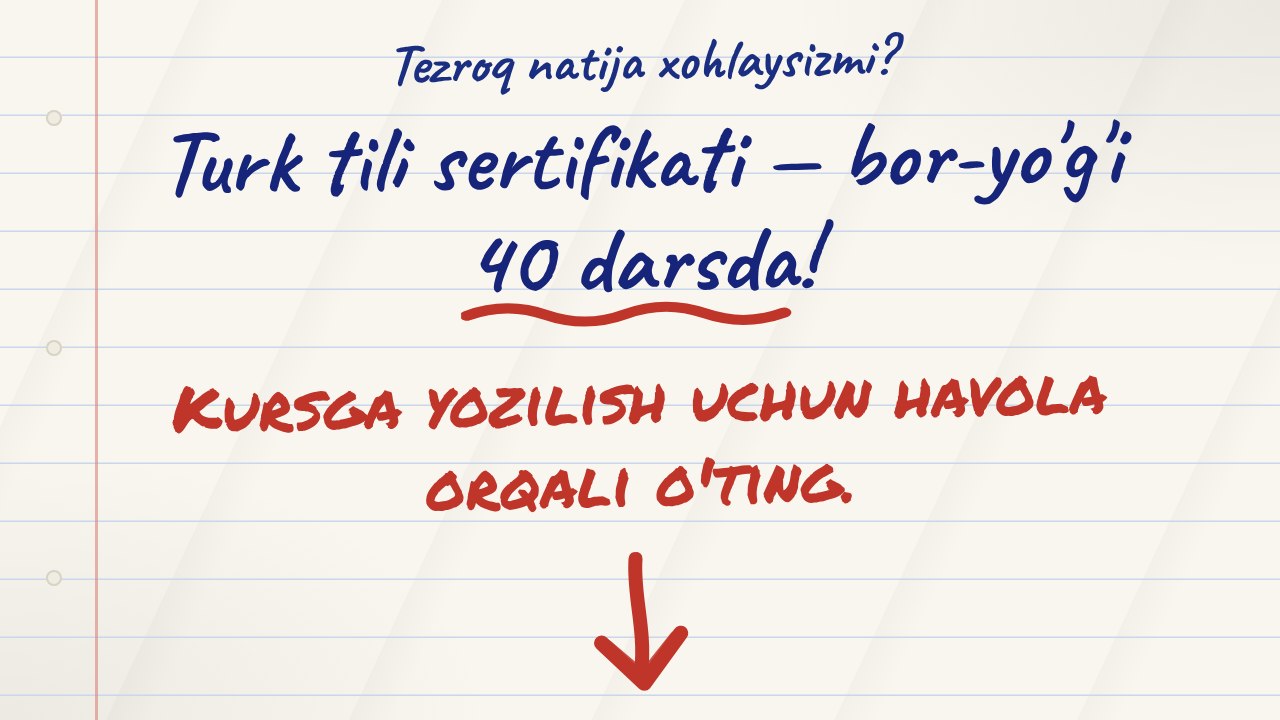 Irodahoca admin | Turk tili kursi
