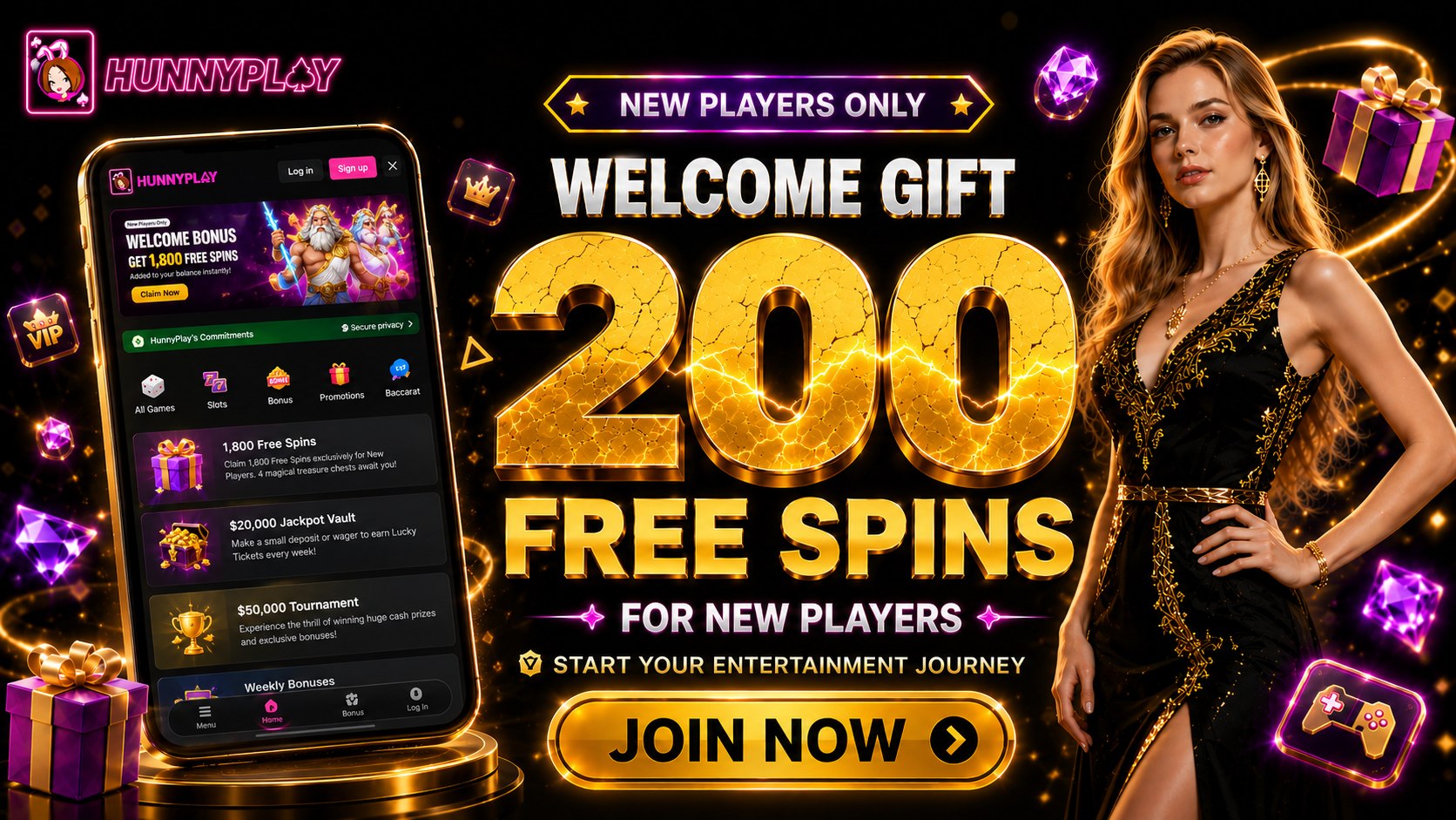 HunnyPlay Access