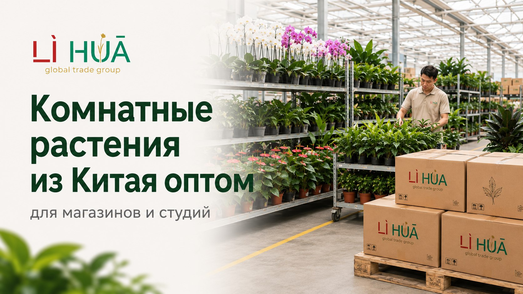 Li Hua Group - цветы оптом из Китая 🇨🇳