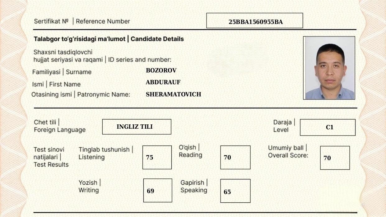 Teacher_Abdurauf || CEFR Expert