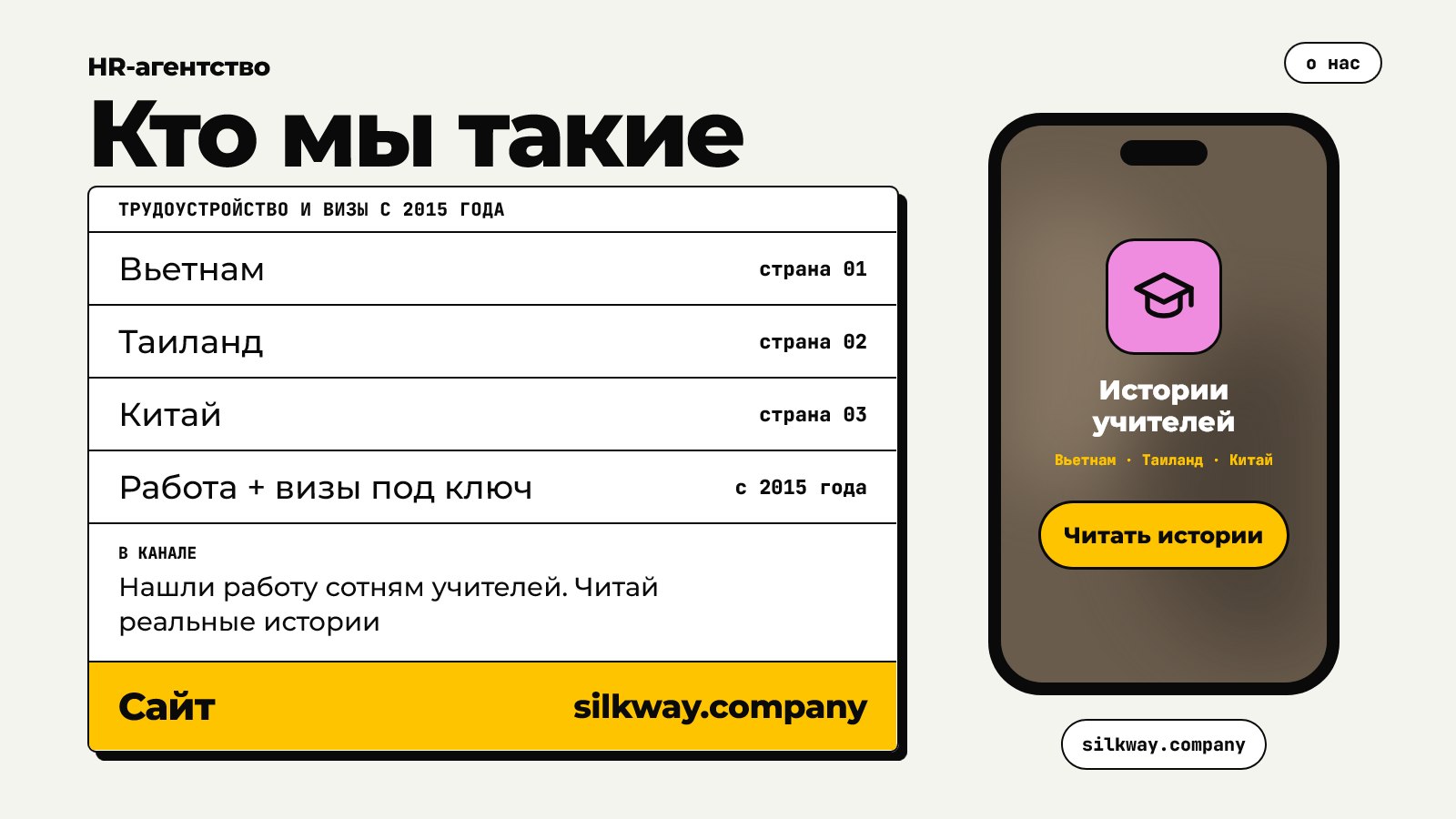 Работа учителем Вьетнам | Китай | Silk Way