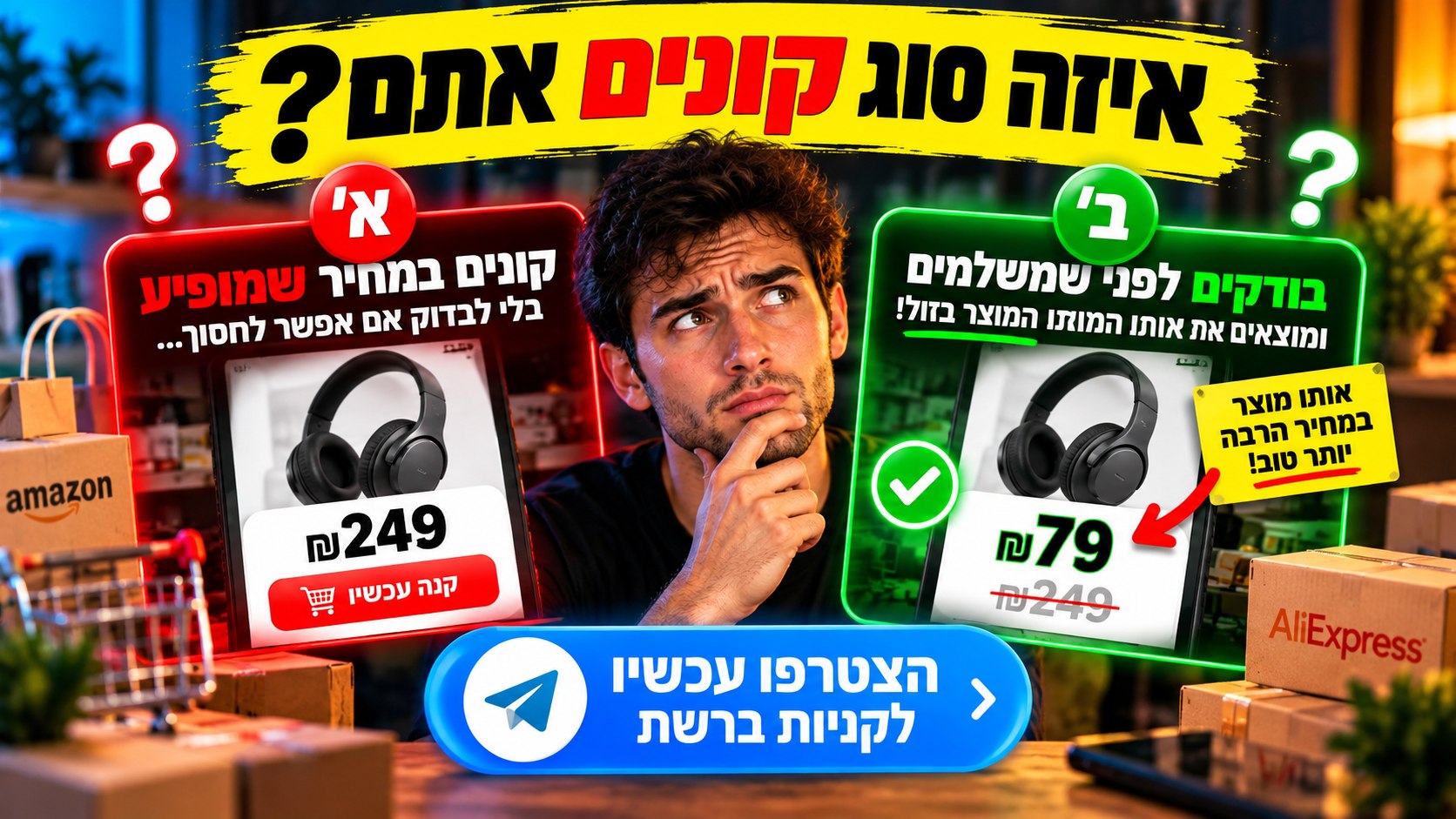🥇 קניות ברשת 🥇