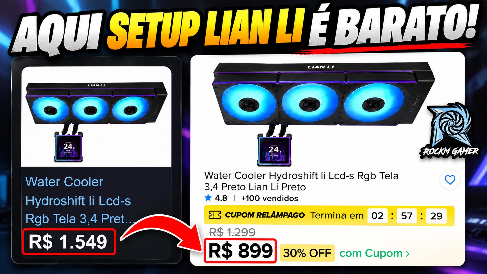 Promoções Tech, Cupons e Novidades Rockm Gamer