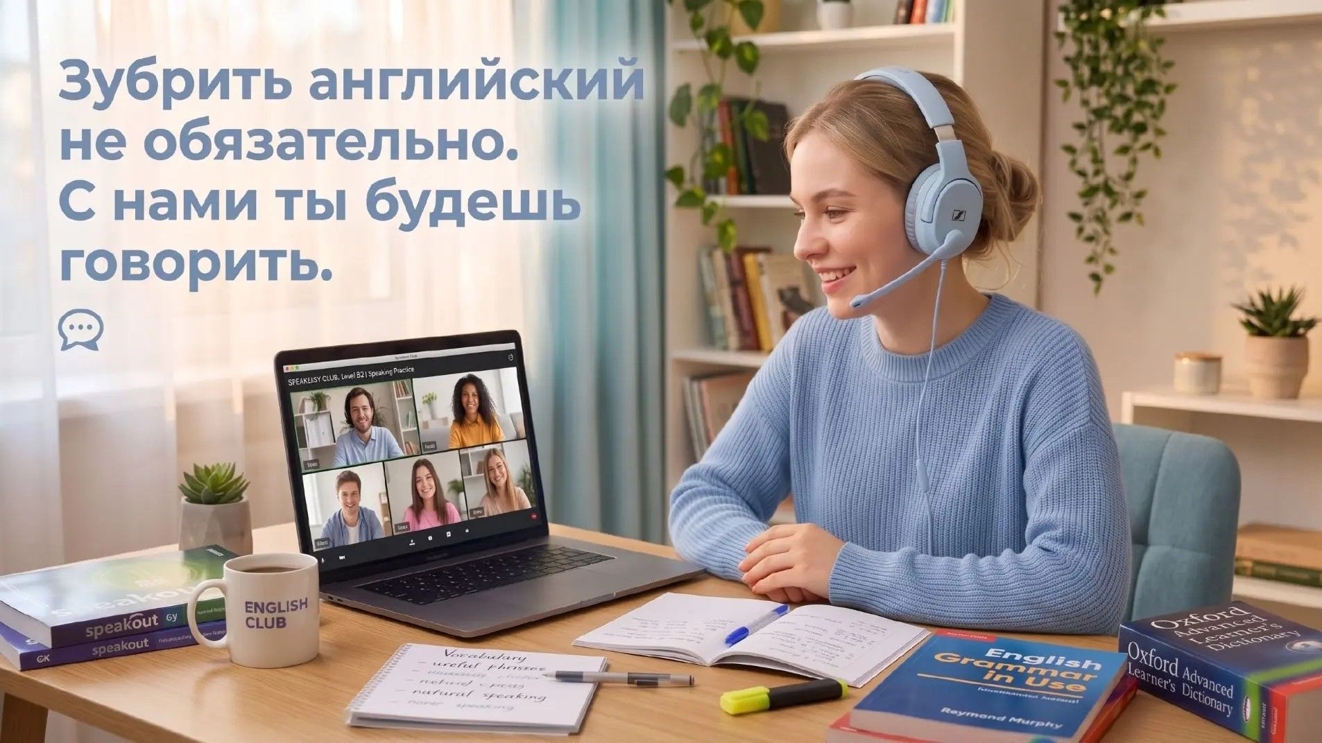 Let’s talk: разговорный клуб английского онлайн